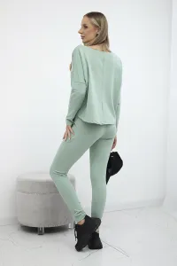 Legínovo Súprava s čiernou oversized blúzkou Farba: Modrá, Veľkosť: UNI