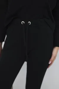 Legínovo Súprava s čiernou oversized blúzkou Farba: Modrá, Veľkosť: UNI