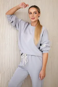 Legínovo Súprava mikina + nohavice maslová čierna Farba: Hnedá, Veľkosť: UNI