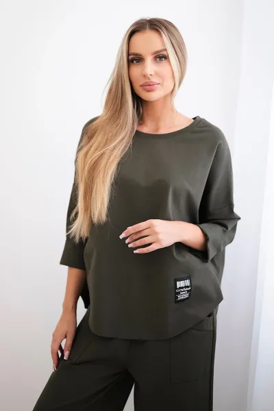 Legínovo Súprava Punto Milano Winter mikina + nohavice khaki Farba: Čierna, Veľkosť: UNI