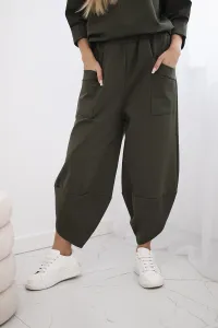 Legínovo Súprava Punto Milano Winter mikina + nohavice khaki Farba: Khaki, Veľkosť: UNI