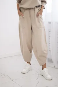 Legínovo Súprava Punto Milano Winter mikina + nohavice khaki Farba: Khaki, Veľkosť: UNI