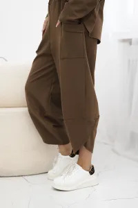 Legínovo Súprava Punto Milano Winter mikina + nohavice khaki Farba: Khaki, Veľkosť: UNI