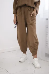 Legínovo Súprava Punto Milano Winter mikina + nohavice khaki Farba: Khaki, Veľkosť: UNI