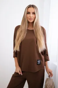 Legínovo Súprava Punto Milano Winter mikina + nohavice khaki Farba: Khaki, Veľkosť: UNI