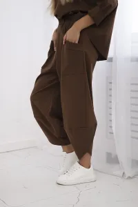 Legínovo Súprava Punto Milano Winter mikina + nohavice khaki Farba: Khaki, Veľkosť: UNI