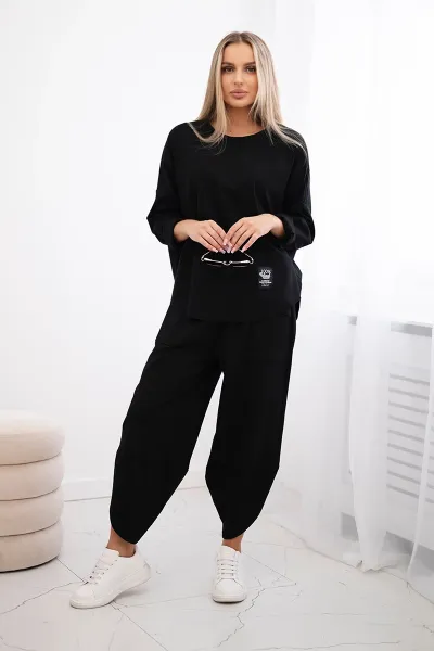 Legínovo Súprava Punto Milano Winter mikina + nohavice khaki Farba: Khaki, Veľkosť: UNI