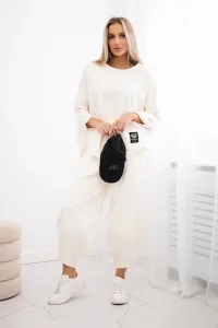 Legínovo Súprava Punto Milano Winter mikina + nohavice khaki Farba: Khaki, Veľkosť: UNI