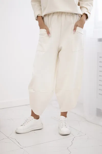Legínovo Súprava Punto Milano Winter mikina + nohavice khaki Farba: Khaki, Veľkosť: UNI