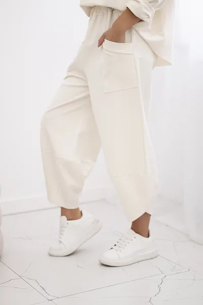 Legínovo Súprava Punto Milano Winter mikina + nohavice khaki Farba: Khaki, Veľkosť: UNI