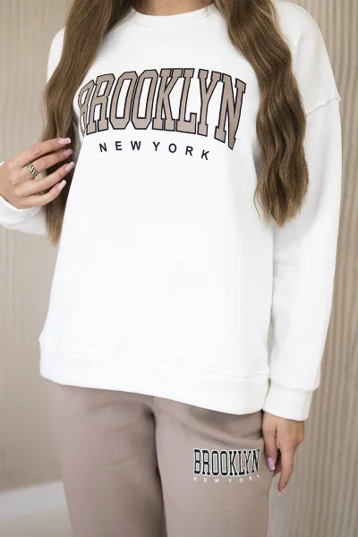 Legínovo Zateplená súprava Brooklyn tmavá béžová Farba: Tmavobéžová, Veľkosť: UNI