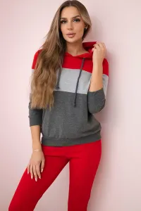 Legínovo Súprava v farebných pruhoch svetlo ružová+ecru Farba: Biela, Veľkosť: UNI