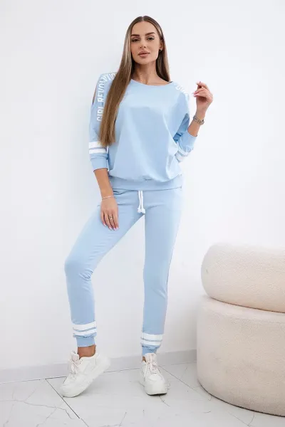 Legínovo Súprava Girl Revolution béžová Farba: Mätová, Veľkosť: UNI
