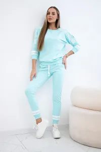 Legínovo Súprava Girl Revolution béžová Farba: Modrá, Veľkosť: UNI