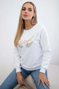 Legínovo Čierna mikina s potlačou Farba: Čierna, Veľkosť: UNI