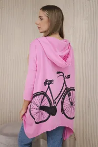 Legínovo Béžová mikina s potlačou bicykla Farba: Hnedá, Veľkosť: UNI