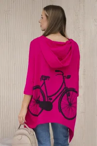 Legínovo Béžová mikina s potlačou bicykla Farba: Hnedá, Veľkosť: UNI