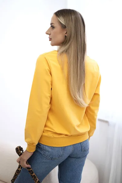 Legínovo Čierna mikina s potlačou Farba: Čierna, Veľkosť: UNI