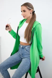 Legínovo Béžová mikina s kapucňou Farba: Modrá, Veľkosť: UNI