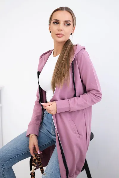 Legínovo Béžová mikina s kapucňou Farba: Modrá, Veľkosť: UNI