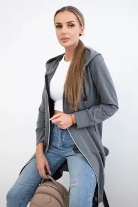 Legínovo Béžová mikina s kapucňou Farba: Modrá, Veľkosť: UNI