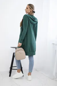 Legínovo Béžová mikina s kapucňou Farba: Modrá, Veľkosť: UNI