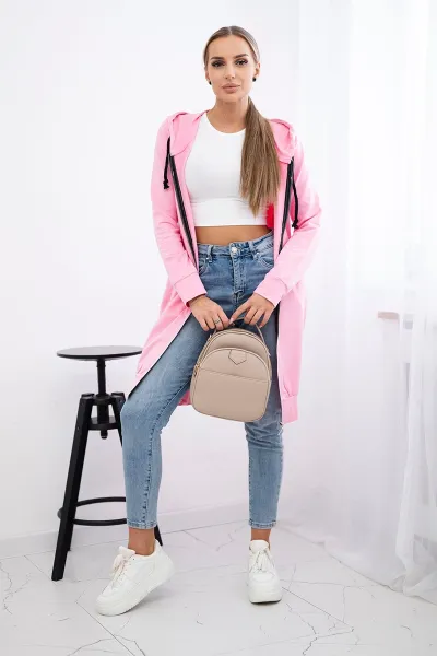 Legínovo Béžová mikina s kapucňou Farba: Modrá, Veľkosť: UNI