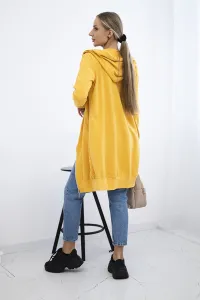 Legínovo Béžová mikina s kapucňou Farba: Modrá, Veľkosť: UNI