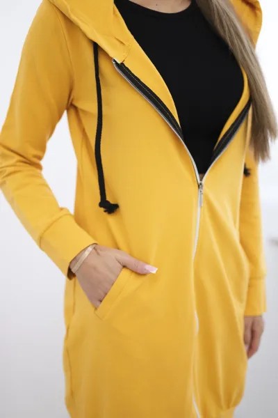 Legínovo Béžová mikina s kapucňou Farba: Modrá, Veľkosť: UNI