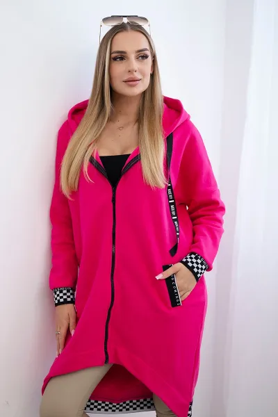 Legínovo Hnedá mikina na zips s kapucňou Farba: Hnedá, Veľkosť: UNI