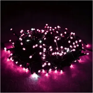 RužovéLEDdekoratívnesvetlá-vnútorné100LED/8m