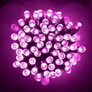 RužovéLEDdekoratívnesvetlá-vnútorné100LED/8m