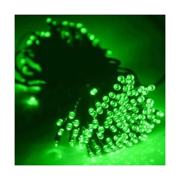 Vianočné svetielka na stromček, Reťaz 100x LED, 8 režimov, ZELENÁ
