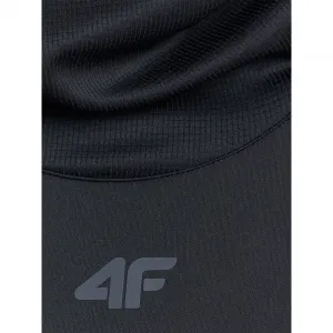 Pánska zateplená mikina s kapucňou 4F BRUSHED UNDERWEAR M100-WAW25UBRUM100-20S-DEEP BLACK
