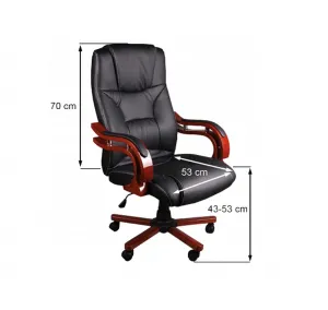 MasážnekreslohnedejfarbysdrevenýmipodručkamiBSL003M51316