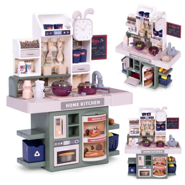 3kraft Dětská kuchyňka HOME KITCHEN šedá