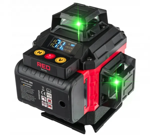 Krížový 4D laser zelený RTPLK0036