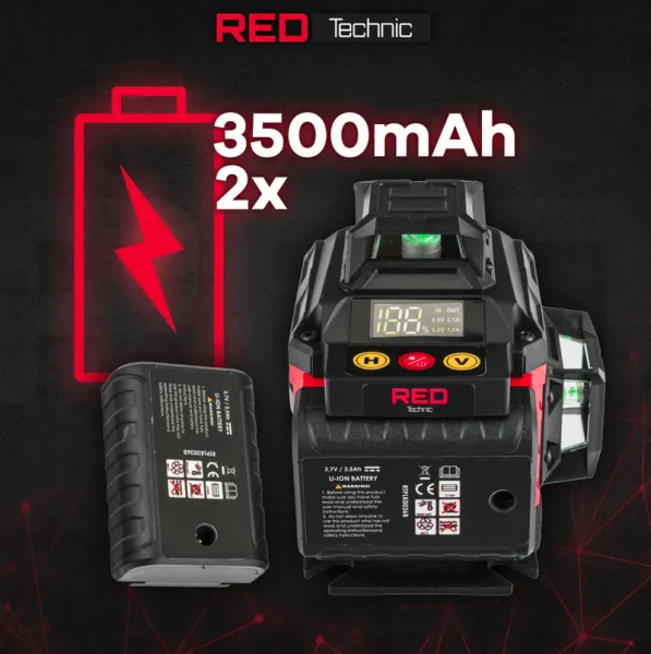 Krížový 4D laser zelený RTPLK0036
