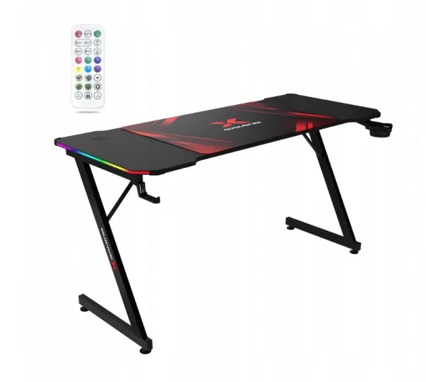DomTextilu HernýstôlXgamingXpro1RGB+hernápodložka DTXD-XPRO1-RGB čierna