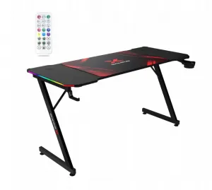 DomTextilu HernýstôlXgamingXpro1RGB+hernápodložka DTXD-XPRO1-RGB čierna