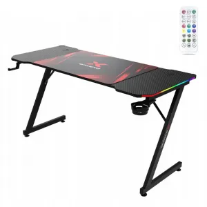DomTextilu HernýstôlXgamingXpro1RGB+hernápodložka DTXD-XPRO1-RGB čierna