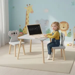 Detskýnábytok–stolíka2stoličkysopierkamivtvarekoaly