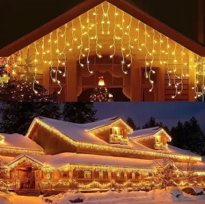 VianočnévonkajšieLEDosvetlenie,teplábielaIP44500LED/23m