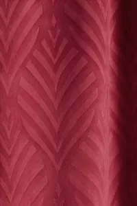 Bordovýdekoratívnyzávesnastriebornékruhy140x280cm
