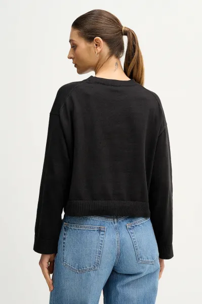 Čierna mikina Calvin Klein Jeans