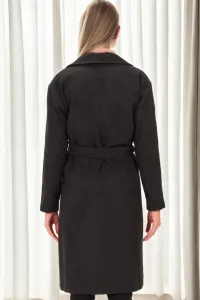 Z9765 DEWBERRY WOMEN'S COAT-ANTHRACITE
