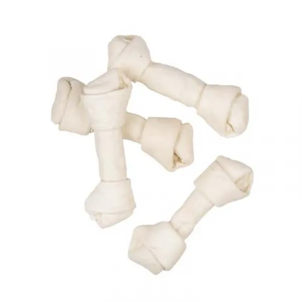 DUVO+ CLEAN BONES! Viazané byvolie kosti biele 27cm/4ks