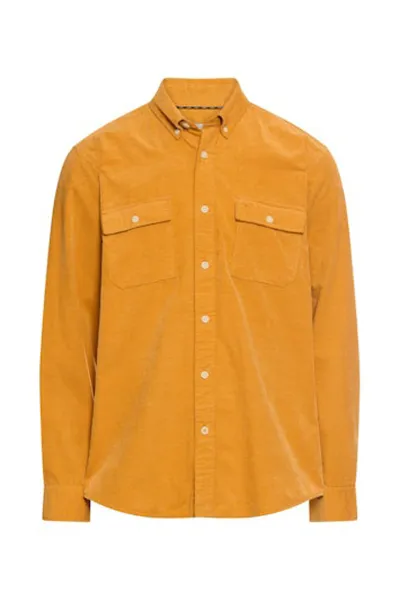 Košeľa Camel Active Longsleeve Shirt Burned Yellow