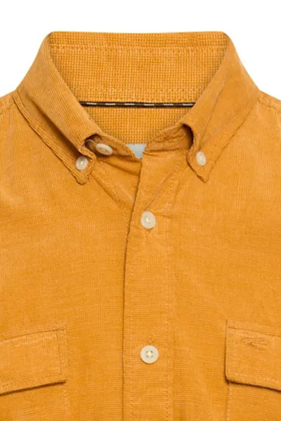 Košeľa Camel Active Longsleeve Shirt Burned Yellow
