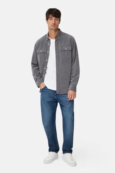 Košeľa Camel Active Longsleeve Shirt Tinted Blue